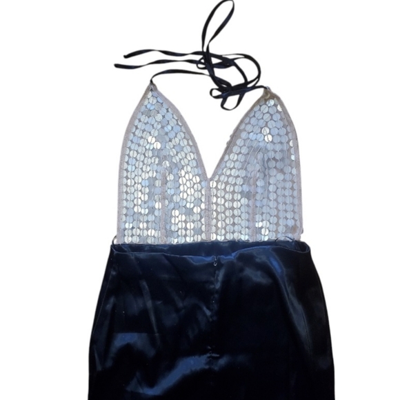 NWT FASHION NOVA diamonds forever embellished maxi dress - Picture 10 of 15